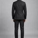 Phantom Cipher - Black Asymmetric Vine Beaded 2-Piece Tuxedo