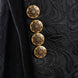 Jet Zenith - Black Jacquard & Heavy Crystal 3-Piece Tuxedo