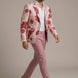 Crimson Twilight Bloom - Dusty Rose Floral Resort Blazer