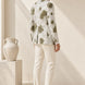 Olive Riviera Serenity - Green Floral Resort Blazer