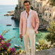 Amalfi Rose Serenity - Pink Floral Resort Blazer
