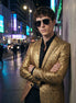 Solari Motif - Gold Distressed Jacquard Statement Jacket