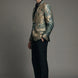 Emerald Argus Plume - Verdant Peacock Jacquard Resort Blazer