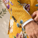 Sicilian Amber Escape - Mustard Floral Resort Blazer