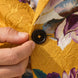 Sicilian Amber Escape - Mustard Floral Resort Blazer