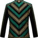 The Asante Crown - Green & Gold Heritage Velvet Dinner Jacket