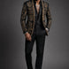 Diadem Pharaoh - Black & Gold Crown Crystal Dinner Jacket