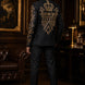Diadem Pharaoh - Black & Gold Crown Crystal Dinner Jacket