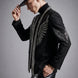 Midnight Aegis - Black & Silver Crystal Wing Dinner Jacket