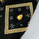 Citrine Aureole - Black & Amber Crystal Statement Blazer