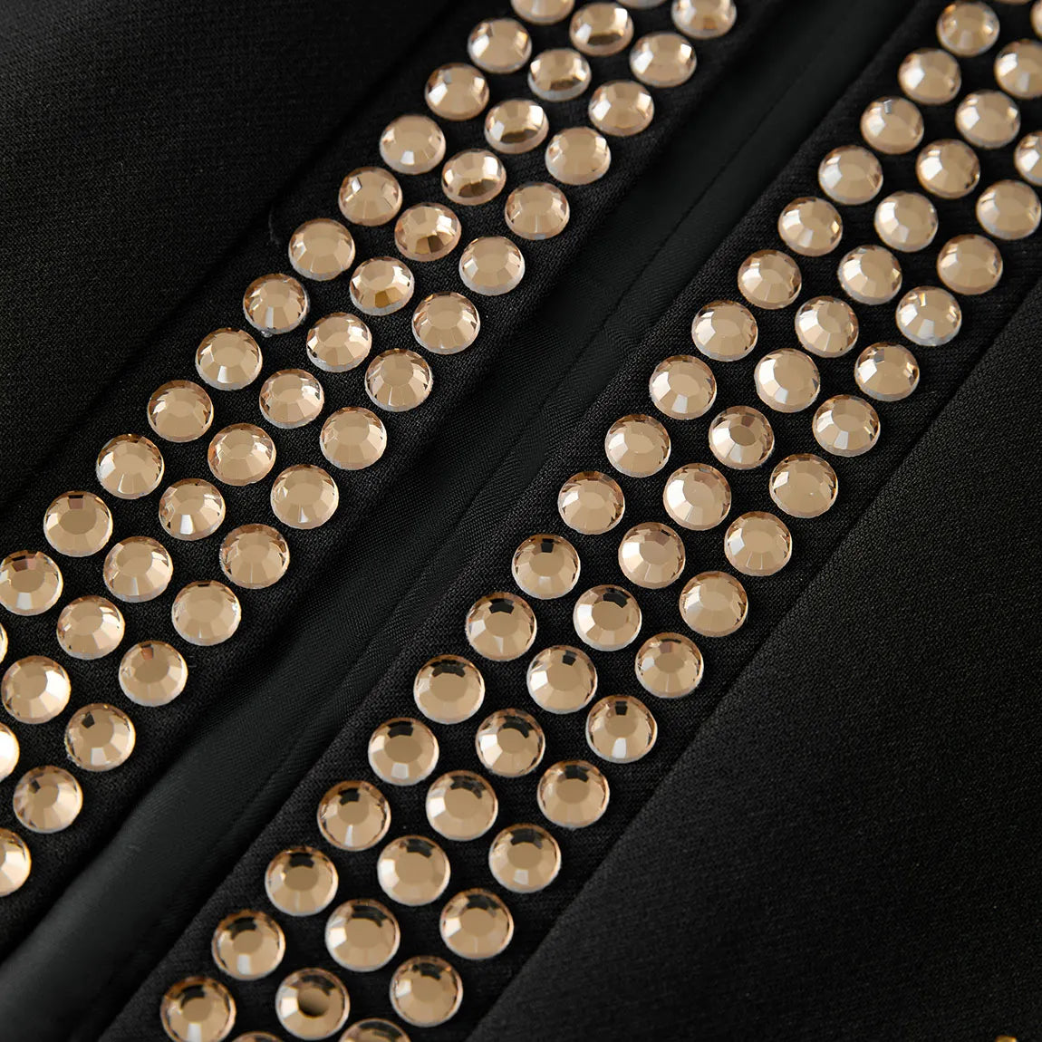 Aten Pharaoh black dinner jacket with gold sunburst crystal detailing - product view 25