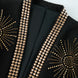 Aten Pharaoh black dinner jacket with gold sunburst crystal detailing - product view 27