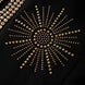 Aten Pharaoh black dinner jacket with gold sunburst crystal detailing - product view 29