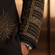 Aten Pharaoh black dinner jacket with gold sunburst crystal detailing - product view 17