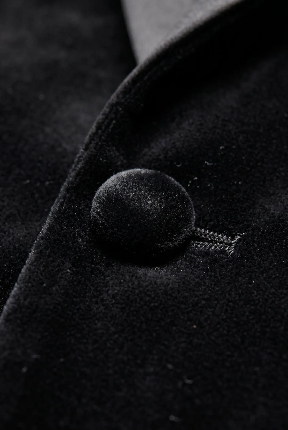 Raven Royale - Black Velvet Shawl Collar Tuxedo Jacket - product view 7 | Nevo Suit