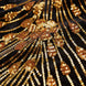 Oriel Crest - Gold Plume Sequin Statement Jacket