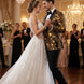 Oriel Crest - Gold Plume Sequin Statement Jacket