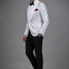 Selene Crest - White Plume Sequin Statement Jacket