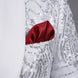 Selene Crest - White Plume Sequin Statement Jacket