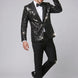 Nocturne Solstice - Black Diamond Lattice Sequin Jacket