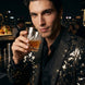 Nocturne Solstice - Black Diamond Lattice Sequin Jacket