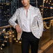 Polaris Solstice - White Diamond Lattice Sequin Jacket