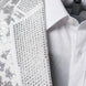 Polaris Solstice - White Diamond Lattice Sequin Jacket