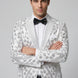 Polaris Solstice - White Diamond Lattice Sequin Jacket