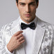Polaris Solstice - White Diamond Lattice Sequin Jacket