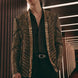 Gilded Pharaoh - Obsidian & Gold Imperial Crystal Dinner Jacket