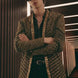 Gilded Pharaoh - Obsidian & Gold Imperial Crystal Dinner Jacket
