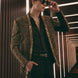Gilded Pharaoh - Obsidian & Gold Imperial Crystal Dinner Jacket