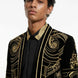 Helius Insignia - Gold Scroll Embroidered Velvet Jacket
