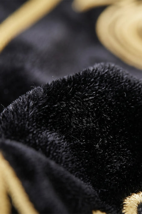 Helius Insignia - Gold Scroll Embroidered Velvet Jacket