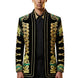 Jadeite Insignia - Green Scroll Embroidered Velvet Jacket
