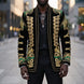 Jadeite Insignia - Green Scroll Embroidered Velvet Jacket