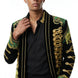 Jadeite Insignia - Green Scroll Embroidered Velvet Jacket