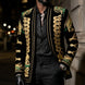 Jadeite Insignia - Green Scroll Embroidered Velvet Jacket