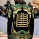 Jadeite Insignia - Green Scroll Embroidered Velvet Jacket