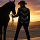Malachite Insignia - Green Geometric Velvet Statement Jacket
