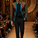 Spectrum Insignia - Multi-Color Geometric Velvet Jacket