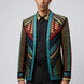 Spectrum Insignia - Multi-Color Geometric Velvet Jacket