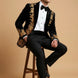 Aegis Baroque - Gold Embroidered Velvet 2-Piece Tuxedo Set