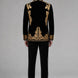 Aegis Baroque - Gold Embroidered Velvet 2-Piece Tuxedo Set