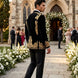 Aegis Baroque - Gold Embroidered Velvet 2-Piece Tuxedo Set