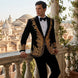 Aegis Baroque - Gold Embroidered Velvet 2-Piece Tuxedo Set