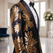 The Gilded Aurelius - Black & Gold Sequin 2-Piece Tuxedo Set