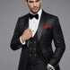 Onyx Opus - Black Jacquard 3-Piece Tuxedo
