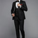 Onyx Opus - Black Jacquard 3-Piece Tuxedo