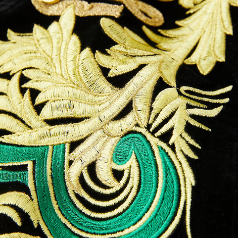 black embroidered tuxedo details - 5